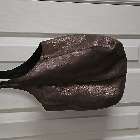 Halston Heritage Handbags - Halston Heritage Metallic Shimmer Leather Hobo/Shoulder Bag